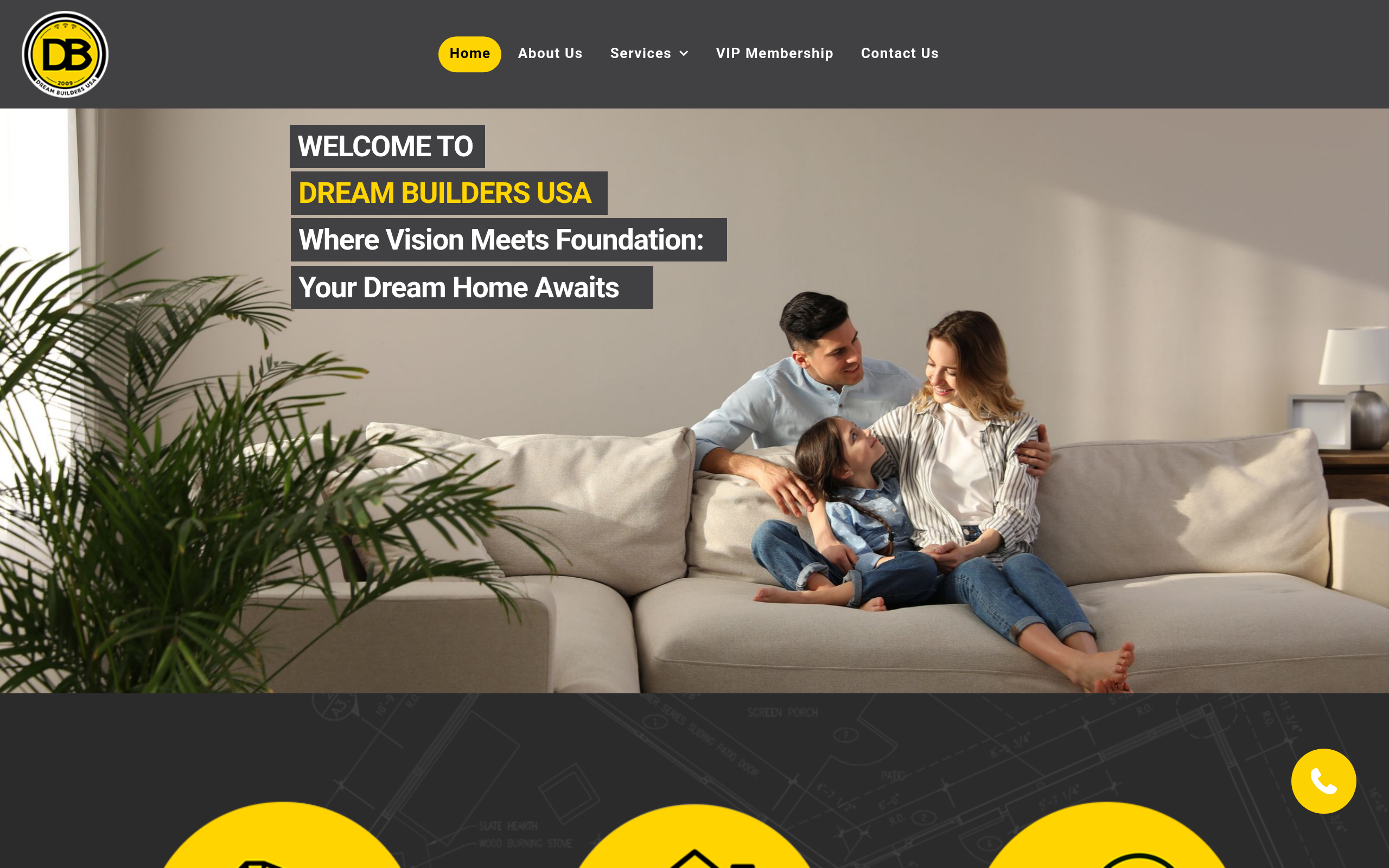 DreamBuildersUSA · Construction Co. live screenshot